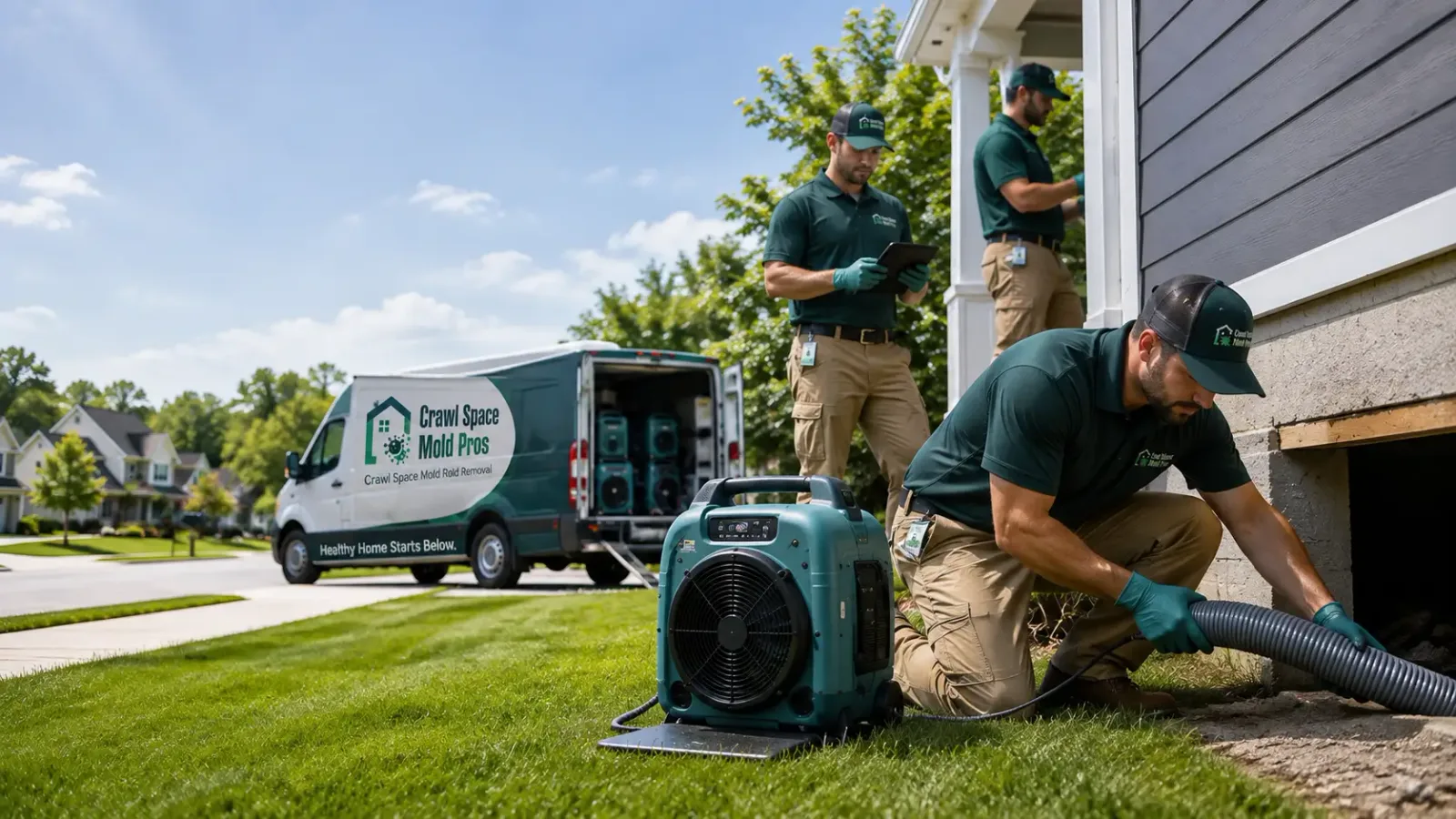 Crawl Space Mold Removal in Avoca, WI